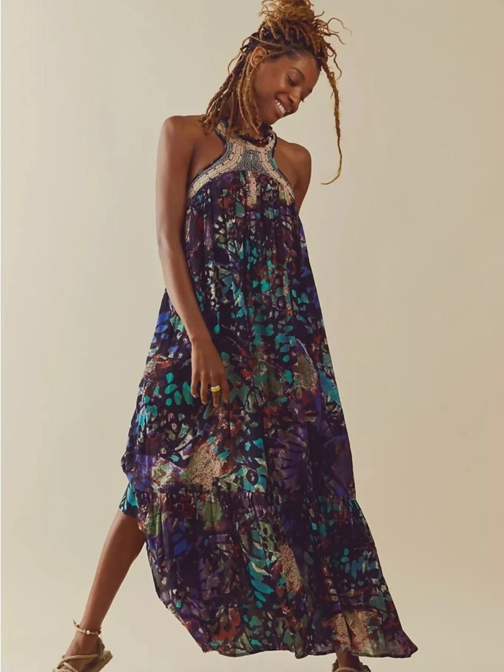 Free People Monarch Maxi Dress Women’s Size Small